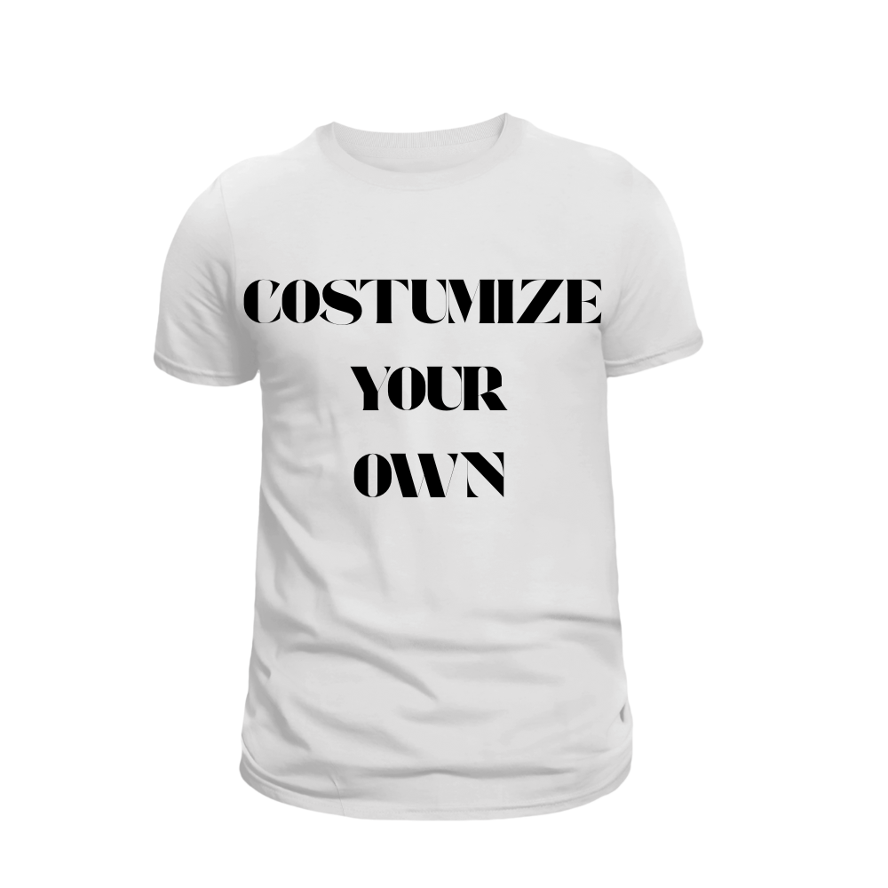 CLASSIC COSTUMIZEABLE DESIGN SHORT CREW NECK T SHIRT