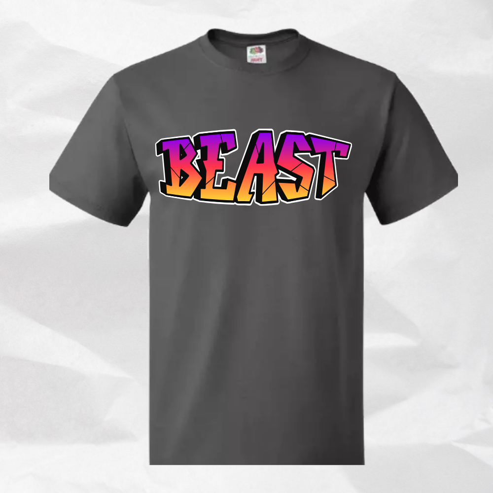 CLASSIC BEAST DESIGNED CREW NECK T SHIRT