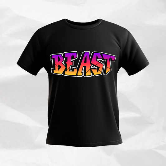 CLASSIC BEAST DESIGNED CREW NECK T SHIRT